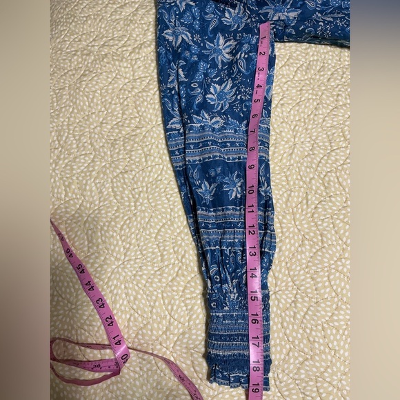 EUC Sézane x Sea NY Blandine Dress Floral Blue Dress Size 38 US 6 - Picture 13 of 16